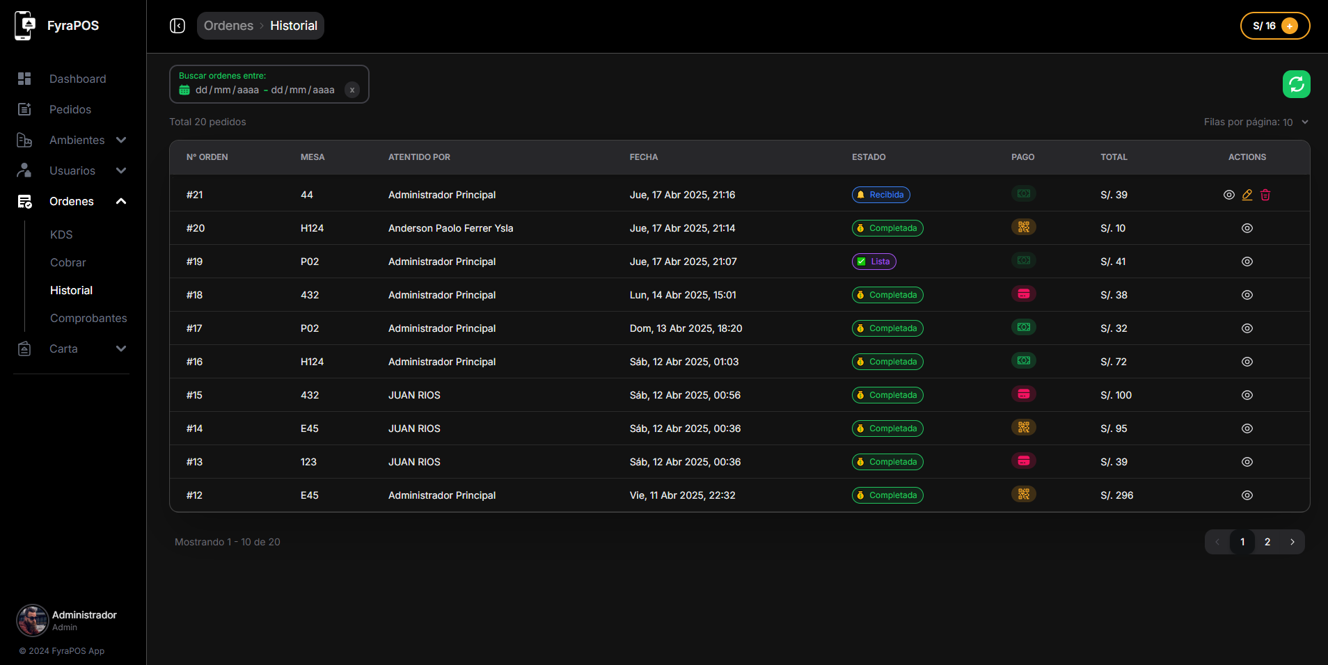 POS Admin SaaS